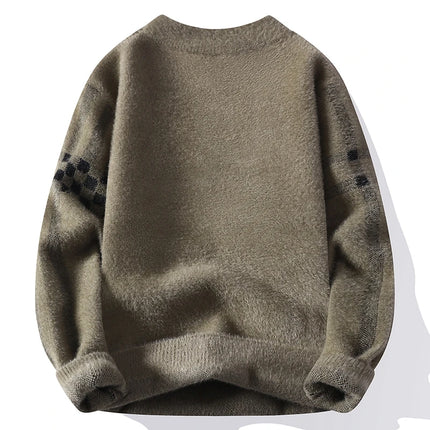 Sweaters men Winter Letter pattern thick sweater men Student youth sweaters autumn Men's wool pullovers full