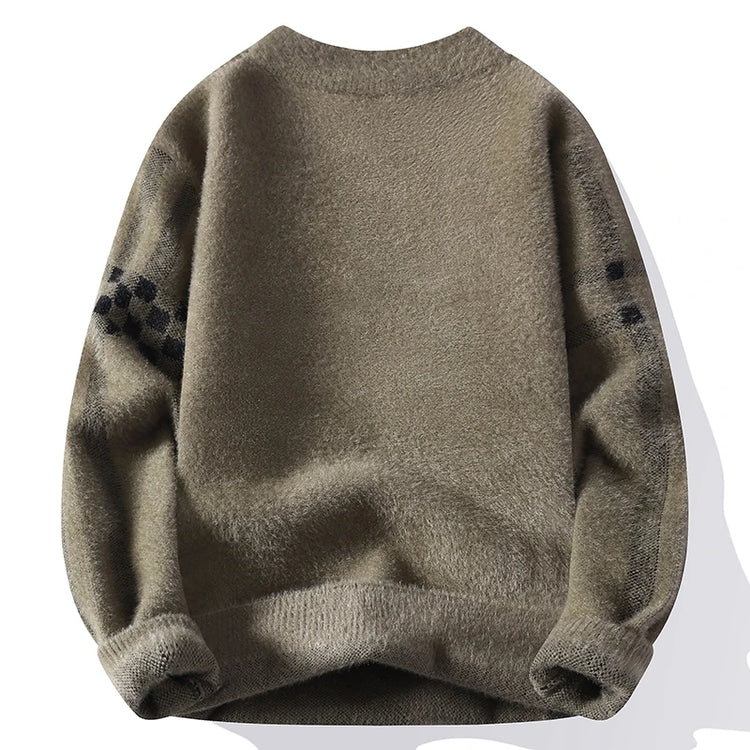 Sweaters men Winter Letter pattern thick sweater men Student youth sweaters autumn Men's wool pullovers full