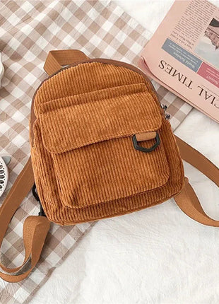 Mini Backpack Square Bag Korean Version Fashionable Sweet Shoulder Bag Female's Schoolbag Stylish  Simple Crossbody Bag Casual PlatiNum
