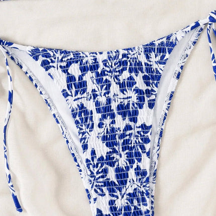 Set Bikini a Triangolo per Donna, Sexy Costume da Bagno Brasiliano a Due Pezzi con Lacci, Grazioso Costume da Bagno platinumshop