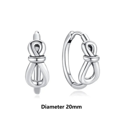 Orecchini Originali in Argento Sterling 925, Modello 2026, a Perno e a Cerchio con Cristalli, per Donna, in Oro Rosa, con Corona, Cuore, Infinito, Ape, Gioielli platinumshop