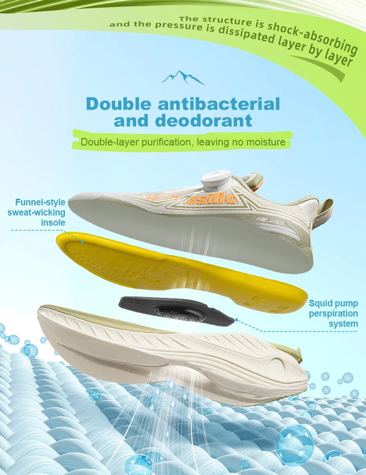 ONEMIX Autunno Inverno Outdoor Scarpe da corsa da fondo da uomo con assorbimento degli urti Scarpe da ginnastica da trekking da donna Caratteristiche resistenti all'usura PlatiNum