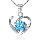 Collana in Argento Sterling 925 con Zircone Scintillante, Catena per Clavicola da Donna, Gioielli da Matrimonio Placcati in Oro 18k PlatiNum