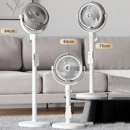 3 in 1 telecomando intelligente umidificatore ventilatore da pavimento ventila circolatore piedistallo supporto ventilatore regolabile in altezza 4 velocità condizionatore d'aria