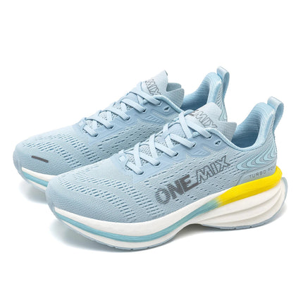 ONEMIX Nuovo cuscino Sneakers Scarpe da corsa per uomo Mesh traspirante Walking Training Fitness Scarpe da jogging Donna Corda per saltare PlatiNum