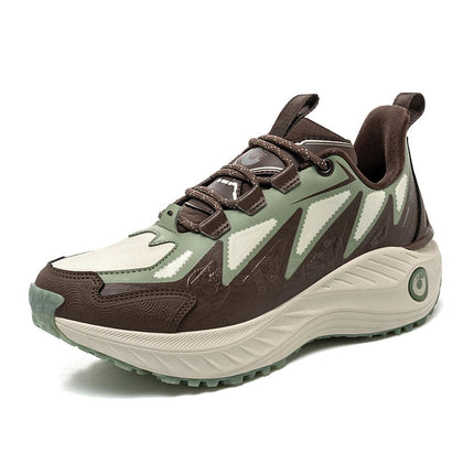 ONEMIX Scarpe casual da uomo autunno inverno Scarpe da trekking antiscivolo e resistenti all'usura con assorbimento degli urti morbido ed elastico PlatiNum