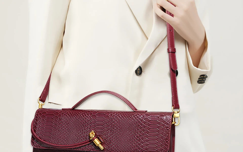 Pochette da donna Borse da donna Borse da sera in pelle Borsa a tracolla Borsa a tracolla formale Borsa a tracolla Borsa da festa