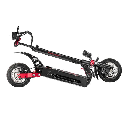 Monopattino elettrico fuoristrada BOYUEDA Q7Pro con motore da 1600W, batteria da 52V 19AH, pneumatici da 10 pollici, pieghevole, con sedile rimovibile