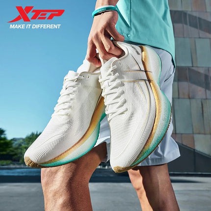 Xtep 360X 2.0 Running Shoes For Men Summer Comfortable Wear-Resistant Lightweight Marathon Training Running Shoes 975219110053 PlatiNum