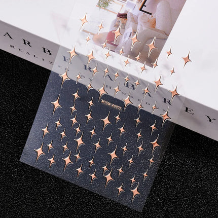 1PC 26-English Alphabet Number 3D Self-adhesive Nail Art Decal Sticker Word Small Letter Nail Decals Sticker Manicure Decoration