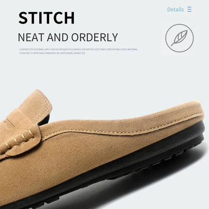 Mocassini da Uomo Leggeri Estivi, Scarpe Comode Senza Lacci, Traspiranti, Casual, con Supporto Parziale, Ciabatte per Uomo