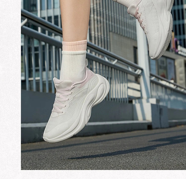 361 Degrees Women Enchanted 2.0 Running Shoes Lightweight Versatile Soft Cushioning Durable Versatile Female Sneakers 682512235 PlatiNum