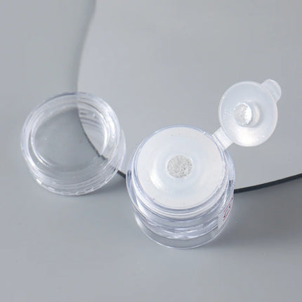 1 Box Chrome Mirror Nail Powder Pearl White Rubbing Pigment Dust Moonlight Effect Shimmer Glitter Manicure Decor Nail Accessorie2028