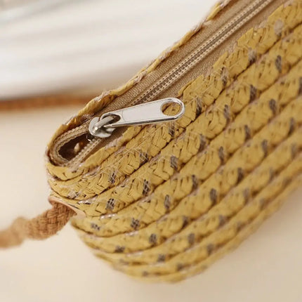 Fashionable Shell-Shaped Straw Bag, Handmade, Summer Beach Bag, Shoulder Bags for Children