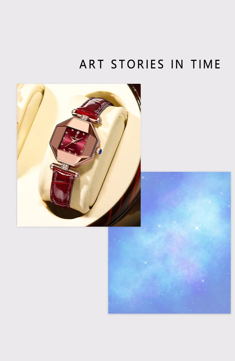 POEDAGAR Orologio da donna di alta qualità Orologi al quarzo in pelle impermeabile per donna Orologio da polso da donna casual di moda di lusso regalo Reloj platinumshop