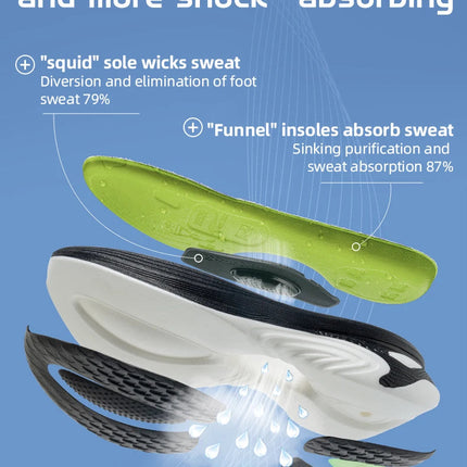 ONEMIX nuove scarpe da corsa Orca per uomo Cushion Training Outdoor Athletic Sport Shoes Sneakers invernali da uomo antiscivolo resistenti all'usura PlatiNum