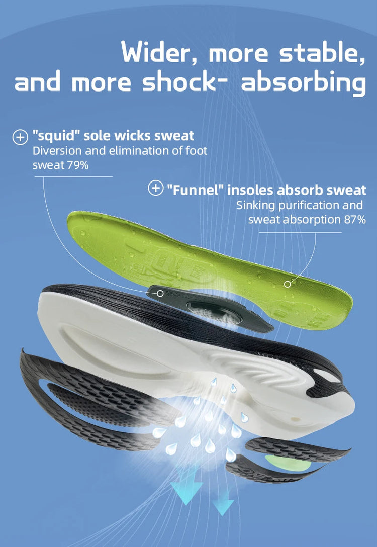 ONEMIX nuove scarpe da corsa Orca per uomo Cushion Training Outdoor Athletic Sport Shoes Sneakers invernali da uomo antiscivolo resistenti all'usura PlatiNum