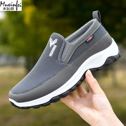 Scarpe da ginnastica da trekking da uomo, scarpe da ginnastica da viaggio ortopediche traspiranti, comode per attività all'aperto, escursioni, passeggiate