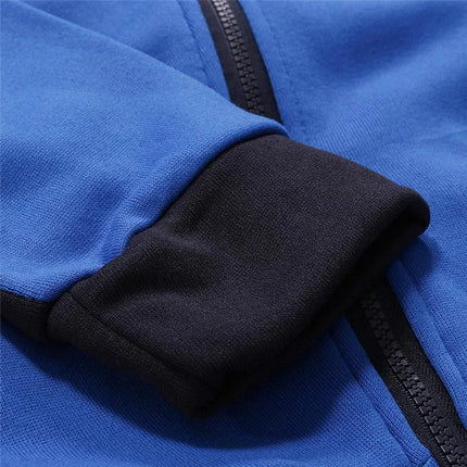 2025 Spring Autumn Scuba Diving Diver Down Flag Print Men's Popular Splicing Hoodies + Sweatpants Casual Sports Suit PlatiNum