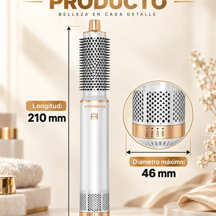 UKLISS 5-in-1 White Hair Dryer 1000W Negative Ion Styling Hair Care Professional Grade Salon Quality for Beautiful Hair