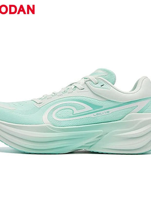 QIAODAN TG1.0 Women's 2026 Marathon Platform Racing Shock Running Shoes Long-distance Soft Rebound Sneakers QDB022253285 PlatiNum