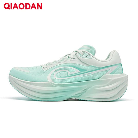QIAODAN TG1.0 Women's 2026 Marathon Platform Racing Shock Running Shoes Long-distance Soft Rebound Sneakers QDB022253285 PlatiNum