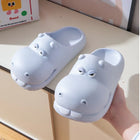 Ciabatte da donna Hippo, modello House Flats in EVA, estive, con simpatici cartoni animati, scarpe da donna di design, per interni ed esterni, da spiaggia, morbide e antiscivolo.