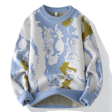 Autumn and winter Men's Fashion casual Round Neck Warm sweater slim fit Sweaters Men sweater male Thicken Warm wool pullovers