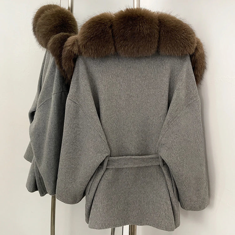 Fur Coat Eco-friendly Winter Clothes Woman Jacket with Fur Korean Reviews Many Clothes Outer Coat Ladies Outerwears Faux Fur