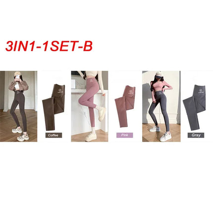 M-XL Shark pants women wear spring  autumn winter thin high-waisted belly lift hip yoga tights small feet black leggings PlatiNum