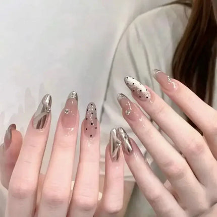 Nail Stamping Plates Striped Wave Points Pattern French Stainless Steel Stencil Nail Art Transfer Template Diy Manicure Tool
