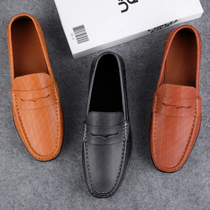 Designer Uomo Scarpe Casual Moda Uomo Scarpe Mocassini da uomo in vera pelle Mocassini Slip on Appartamenti da uomo Scarpe da guida maschili 2022