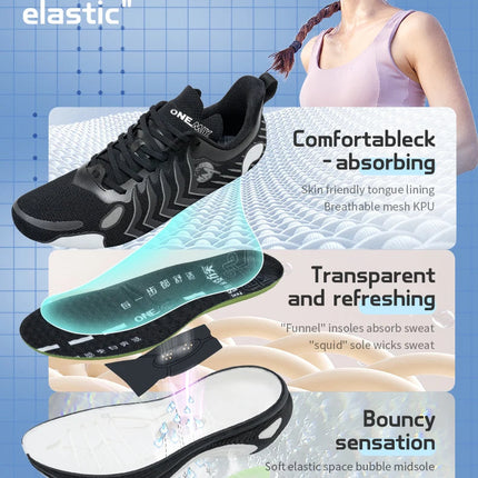 ONEMIX Orca Uomo Ammortizzazione Scarpe da corsa Allenamento Scarpe sportive da atletica all'aperto Scarpe da ginnastica invernali da uomo antiscivolo resistenti all'usura PlatiNum