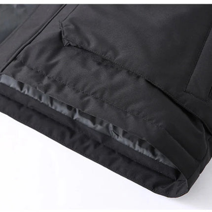 Winter -30 Degree Down Jacket Men Down Cotton Parkas Coat Mid-length Large Fur Collar Male Thicken Coat Snow Overcoat Parka