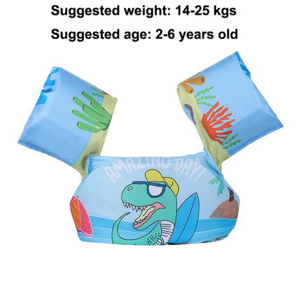 2-6Y Kids Swim Vest Arm Float Ring Swim Trainer Children Swim Vest Kids Swimwear Pool Accessories