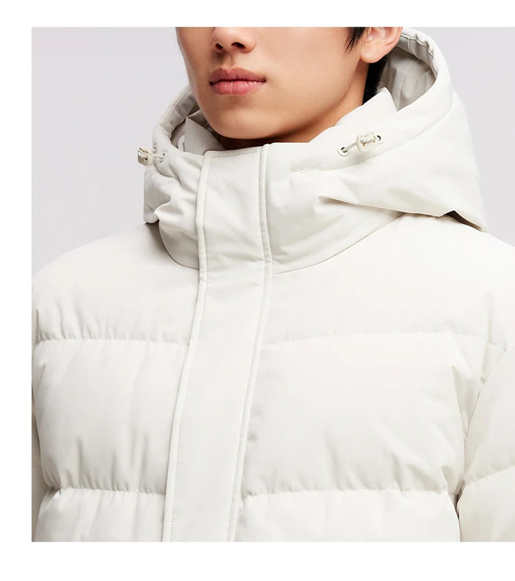 Semir Down Jacket Men 2026 Winter New Hooded Mid-Length Thick Versatile Coat