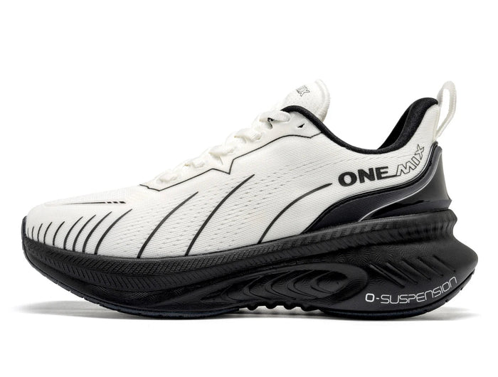 ONEMIX Nuove scarpe da corsa ammortizzanti per uomo Runner pesanti adatti Stringate Sport Donna Scarpe da ginnastica da uomo atletiche all'aperto antiscivolo PlatiNum