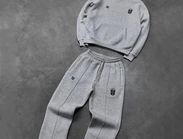 Y2k Men Clothing set Street retro Gothic tracksuit Harajuku Trend Hip Hop personality pattern embroidery oversized tracksuit PlatiNum