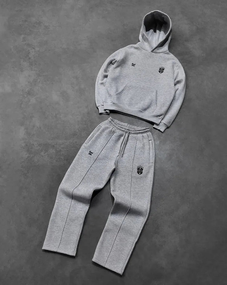 Y2k Men Clothing set Street retro Gothic tracksuit Harajuku Trend Hip Hop personality pattern embroidery oversized tracksuit PlatiNum