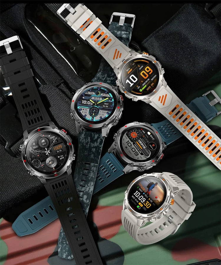 Nuovo T-Rex3 Ultra 1100mAh Batteria Smart Watch GPS Track Bussola IP69K Impermeabile Sport tracker All'aperto Militare Smartwatch platinumshop