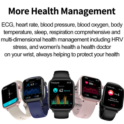 Nuovo 2025 Smartwatch per XIAOM1 con ECG+PPG, Monitoraggio Grasso Sanguigno e Acido Urico, Frequenza Cardiaca, Pressione Sanguigna, Chiamate Bluetooth per Uomini e Donne platinumshop