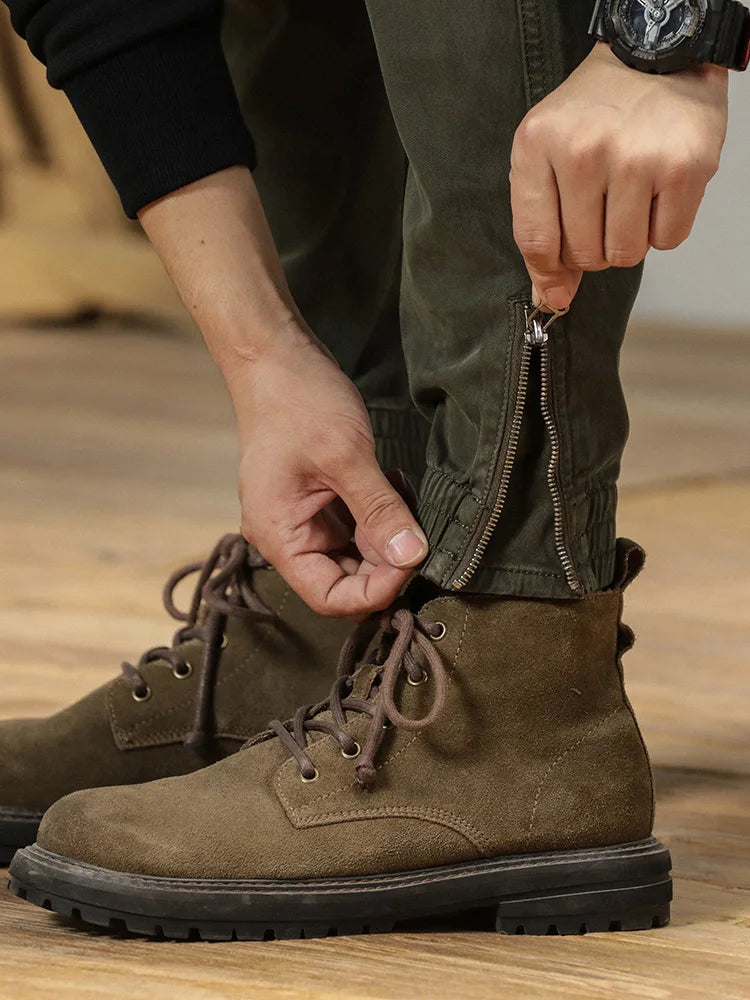 2023 New Multi-Pockets Spring Summer Cargo Pants Men Streetwear Zipper Leg Skinny Work Joggers Cotton Casual Tactical Trousers