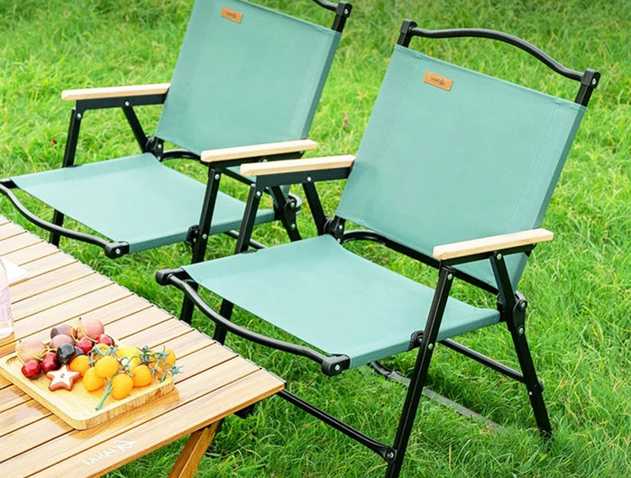 GIANXI Sedia pieghevole verde da campeggio estiva all'aperto Telaio in alluminio nero Sedia da pesca ultraleggera portatile Sedia da spiaggia per barbecue