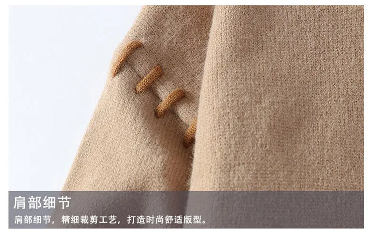 2025 Korean Style Men Women Sweater Knitted Trendy Youth Student Style Knitwear Top Casual Warm Crew Neck Knitted Pullover 4XL-M