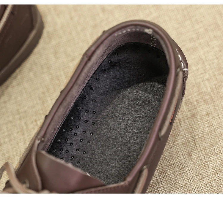 Moda uomo scarpe da barca scarpe da ponte Casual in pelle 2023 mocassini primavera autunno Designer di marca di lusso antiscivolo vendita calda
