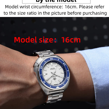 ADDIESDIVE Men's Diving Watch 200 Waterproof Sapphire Glass Quartz Watch BGW9 Luminous Stainless Steel Business Fashion Watch