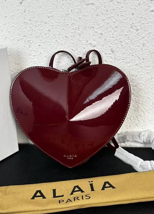 Borsa a tracolla da donna in vera pelle a forma di cuore, anti-graffio, con tracolla regolabile, piccola e graziosa, ideale per appuntamenti e shopping quotidiano - Nuova collezione 2026