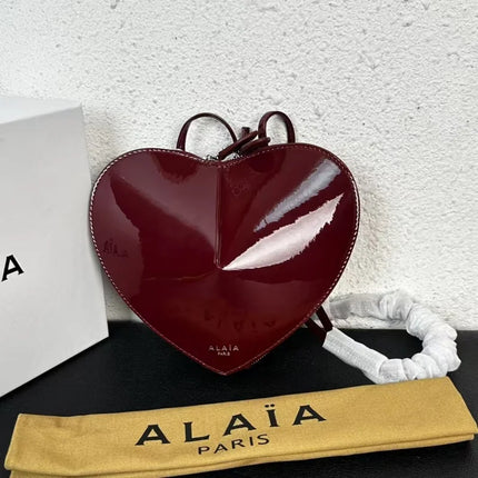 Borsa a tracolla da donna in vera pelle a forma di cuore, anti-graffio, con tracolla regolabile, piccola e graziosa, ideale per appuntamenti e shopping quotidiano - Nuova collezione 2026