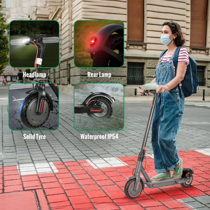 Monopattino Elettrico Pieghevole SUNNIGOO N7PRO 350W per Pendolarismo Urbano, in Lega di Alluminio, Pneumatici da 8.5'', Batteria al Litio 36V 10.4AH con App, Monopattino per Adulti e Studenti, Regalo, Leggero e Pieghevole pe