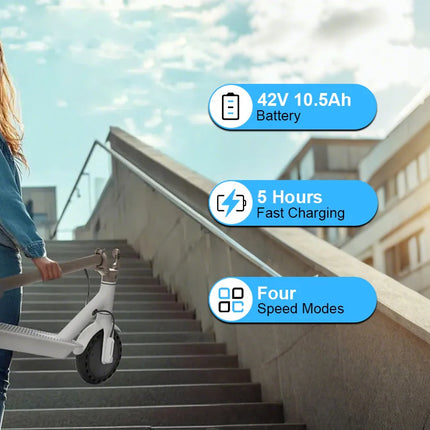 Nuovo Monopattino Elettrico AOVOPRO 500W TX01 / VP10 2026, Ruote da 8.5/10 Pollici, Batteria ad Alta Capacità 42V10.5Ah, 35 km/h, Autonomia 35 km, E-Scooter Smart per Pendolari con Ammortizzazione